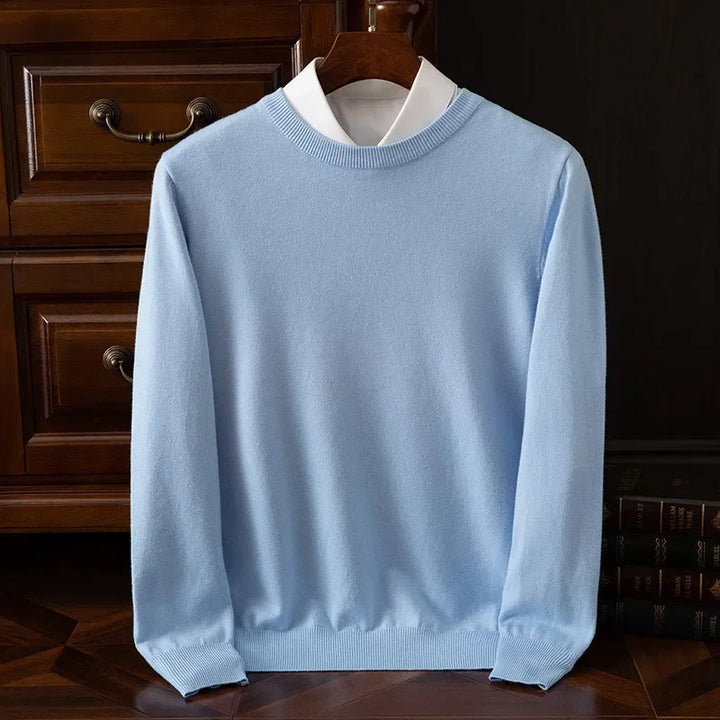 Cashmere Blend Sweater | Men's Soft Knit Pullover for Comfort