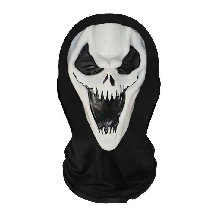 Halloweens morsomme cosplay-parykk- og maskesett for kreativ hodebekledning