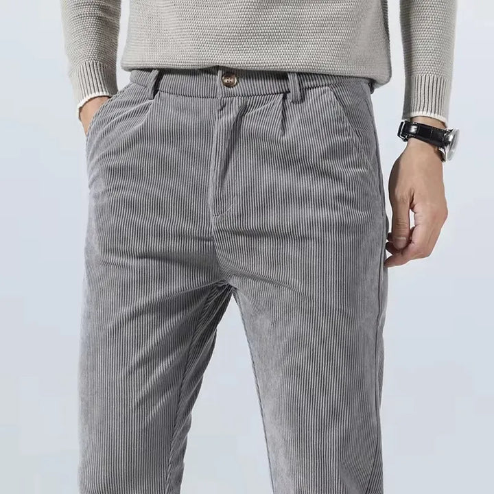 Men's Slim Fit Chino Pants – Tapered Dress Trousers