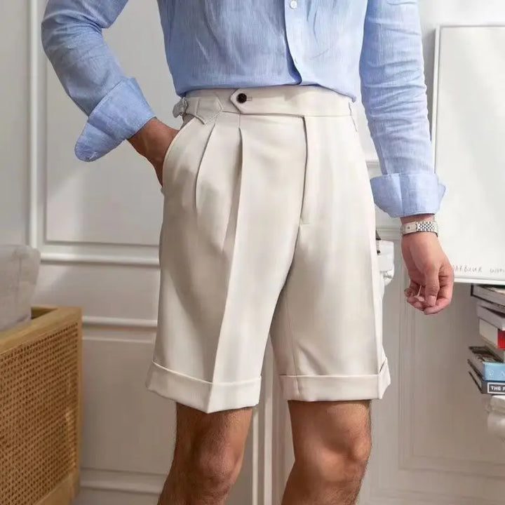 Edouard | Men's Tailored Pleated Shorts