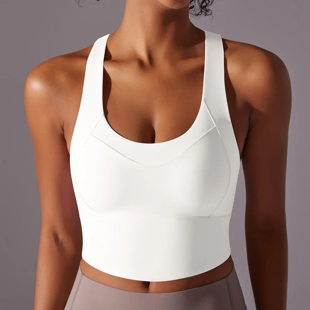 Women's Sporty Yoga Bra with Close-Fitting Design-The Yellow Prime