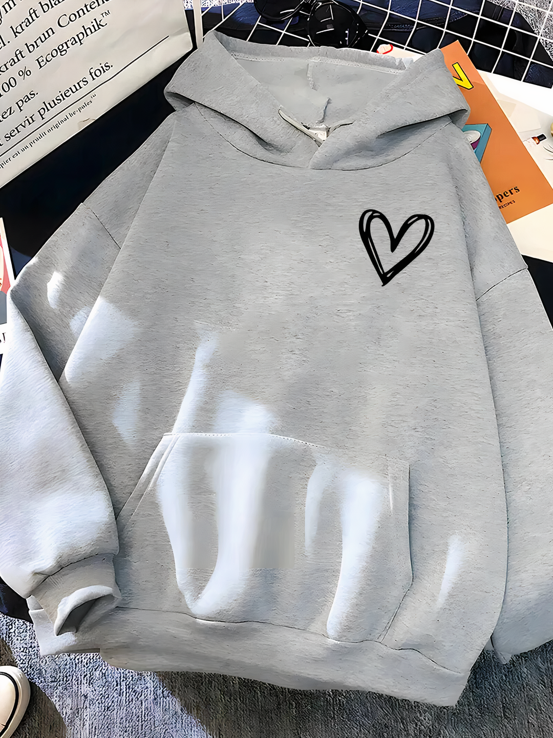 Women's Soft Cozy Casual Hoodie - Relaxed Cotton Pullover-The Yellow Prime