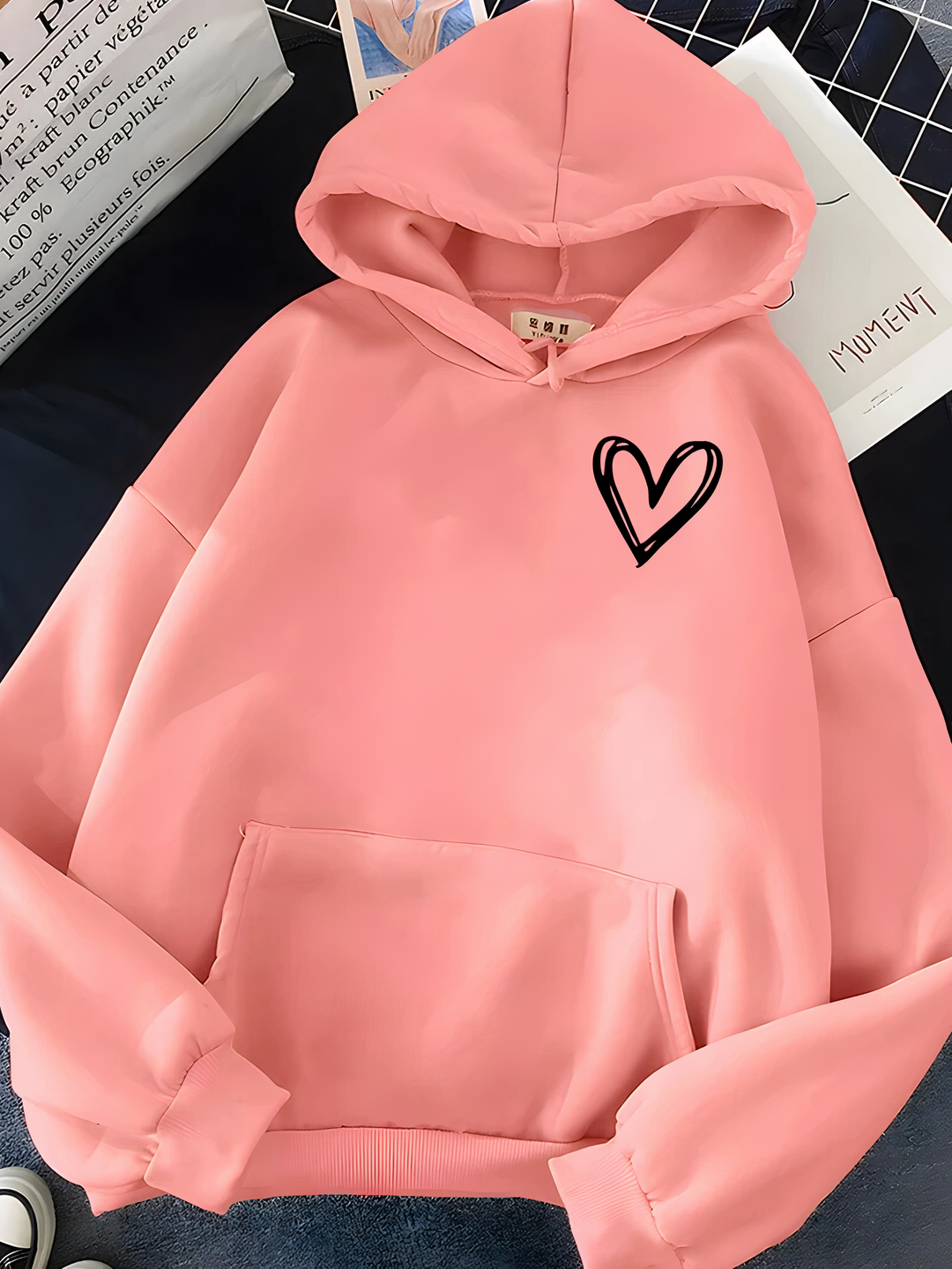 Women's Soft Cozy Casual Hoodie - Relaxed Cotton Pullover-The Yellow Prime