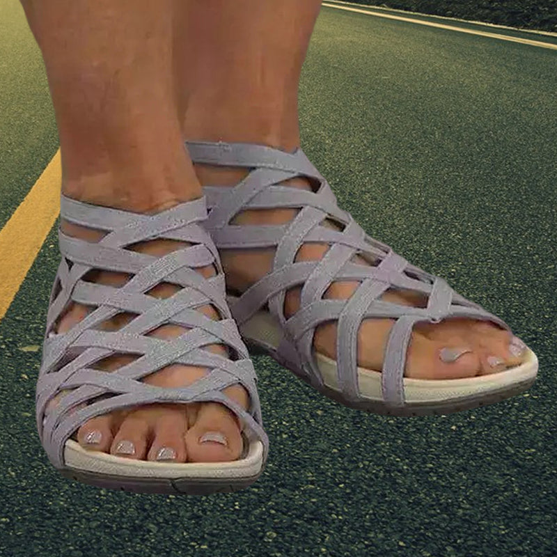 Zaylee | Women's Roman Sandals for Stylish Summer Wear-The Yellow Prime