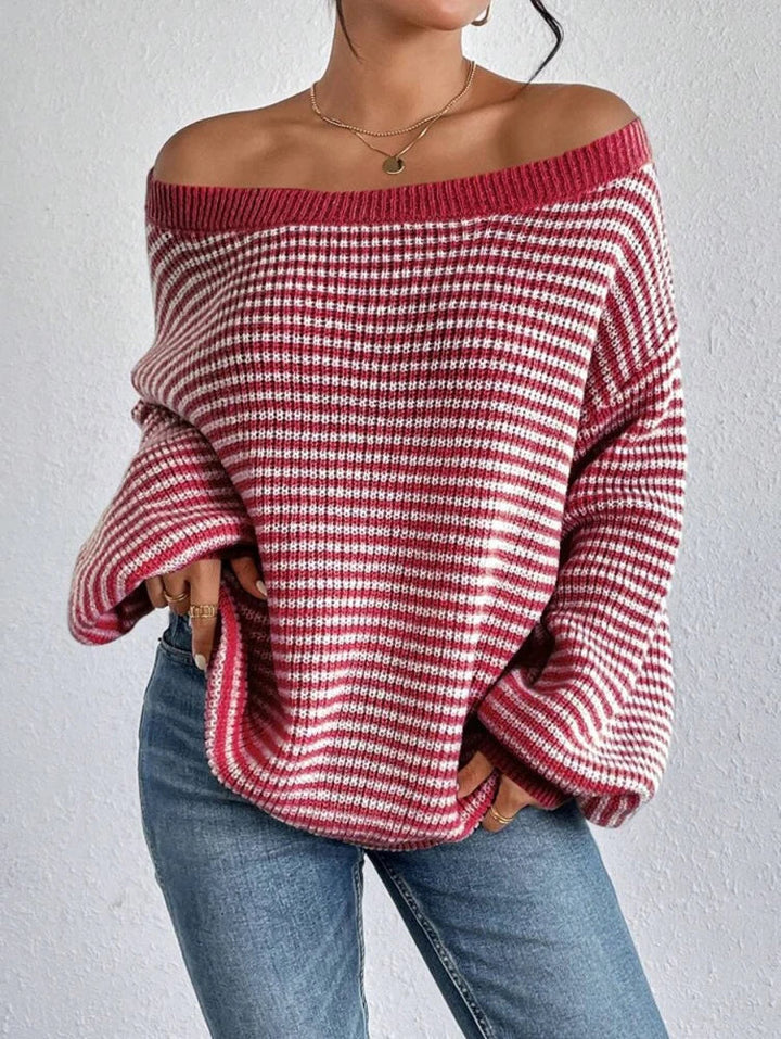 Women's Drop-Shoulder Sweater-The Yellow Prime