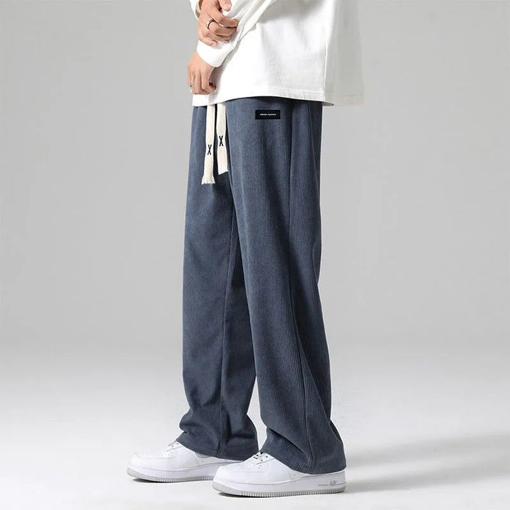 Men's Relaxed Fit Corduroy Drawstring Sweatpants