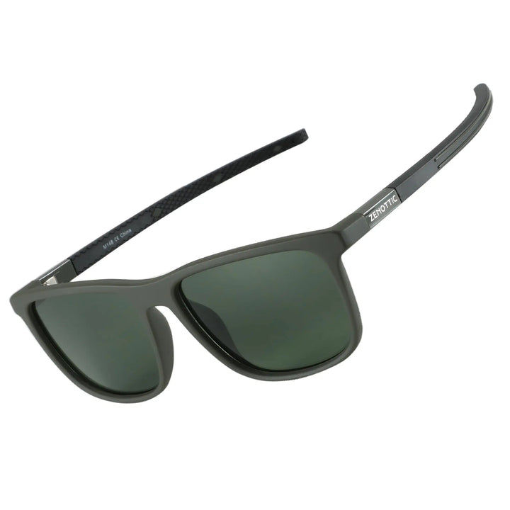 Lightweight Polarized Square Frame Sunglasses for Night Vision Driving-The Yellow Prime