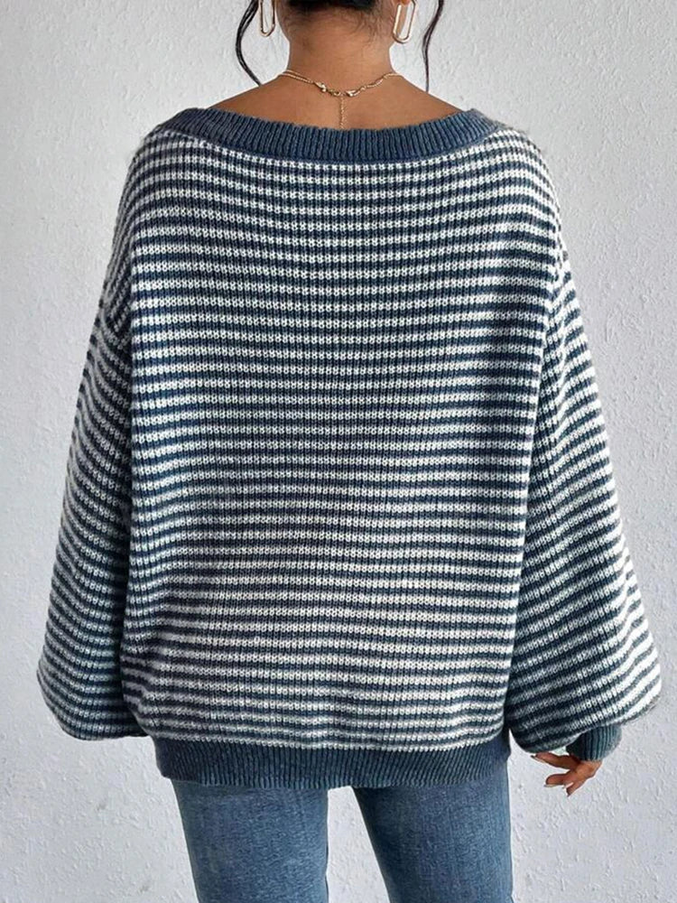 Women's Drop-Shoulder Sweater-The Yellow Prime