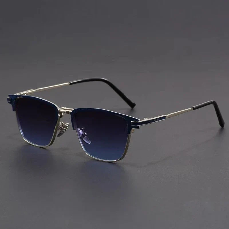 Metal Frame Sunglasses – UV400 Geometric Shades for Stylish Protection
