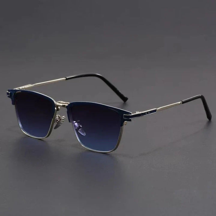 Metal Frame Sunglasses – UV400 Geometric Shades for Stylish Protection