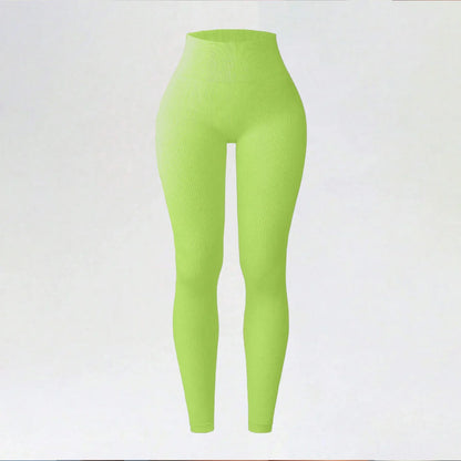 Leggings de ioga sem costuras, de cintura subida, para mulher, para fitness e corrida