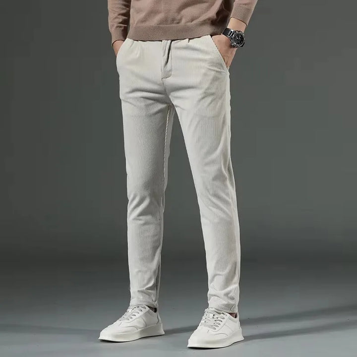 Men's Slim Fit Chino Pants – Tapered Dress Trousers