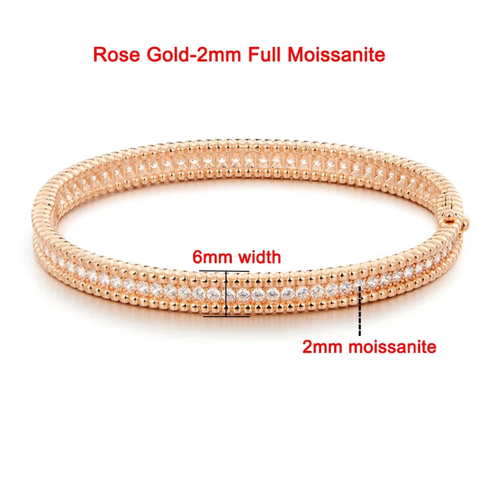 [Women's 2mm Moissanite Tennis Bracelet in 18K Gold Plated]-The Yellow Prime
