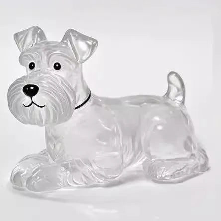 Women's Dog Hair Keepsake Keychain Clear Resin Pendant Charm-The Yellow Prime
