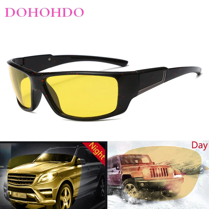Polarized Night Vision Sunglasses for Enhanced Night Driving UV400-The Yellow Prime
