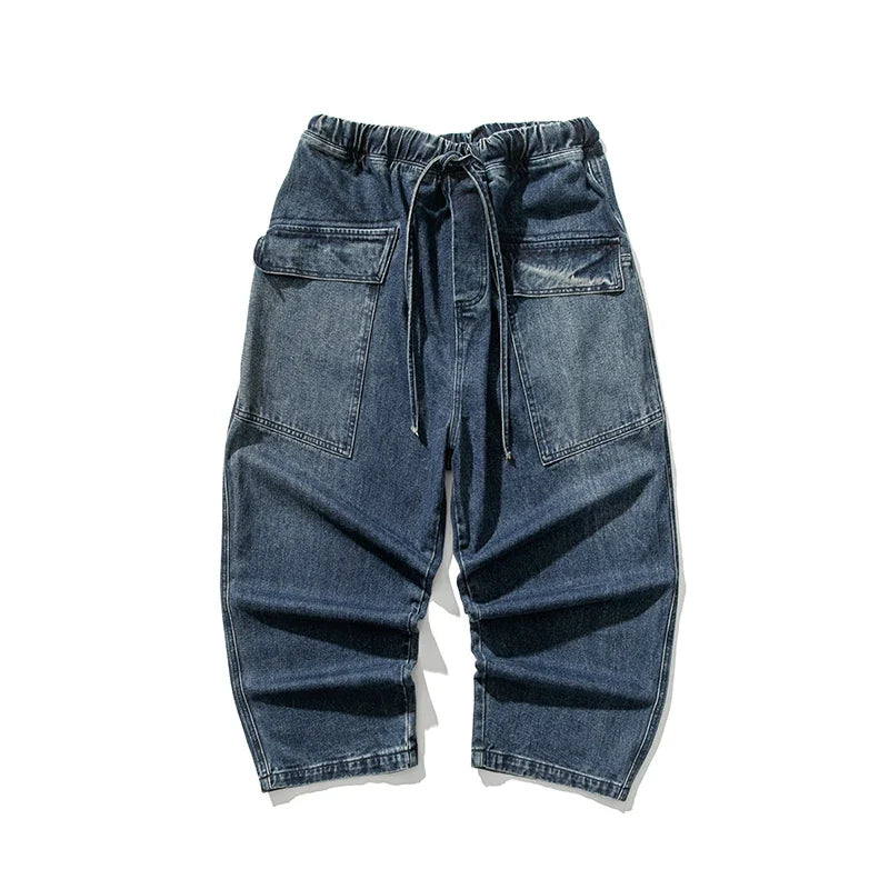 Men's Wide-Leg Relaxed Fit Denim Jeans