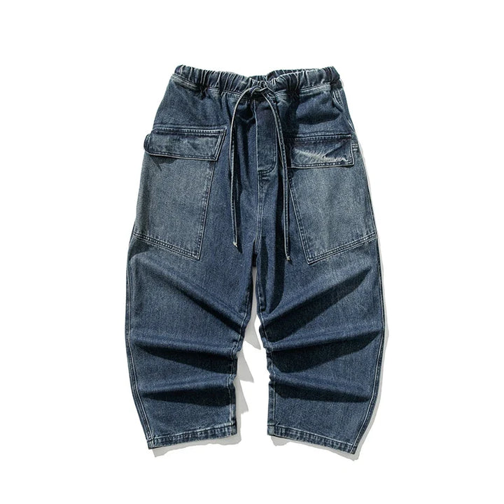 Men's Wide-Leg Relaxed Fit Denim Jeans