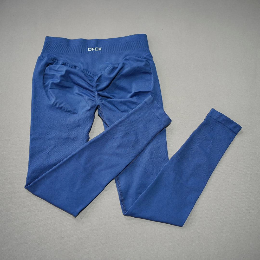 Nahtlose Yoga-Leggings mit hohem Bund und Bauchkontrolle für Damen