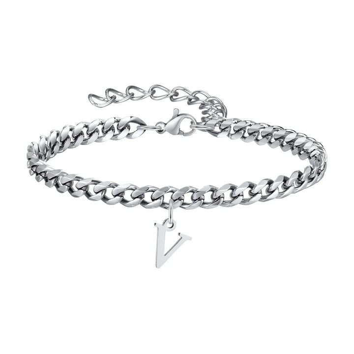 Women's Adjustable Stainless Steel Cuban Link Bracelet-The Yellow Prime