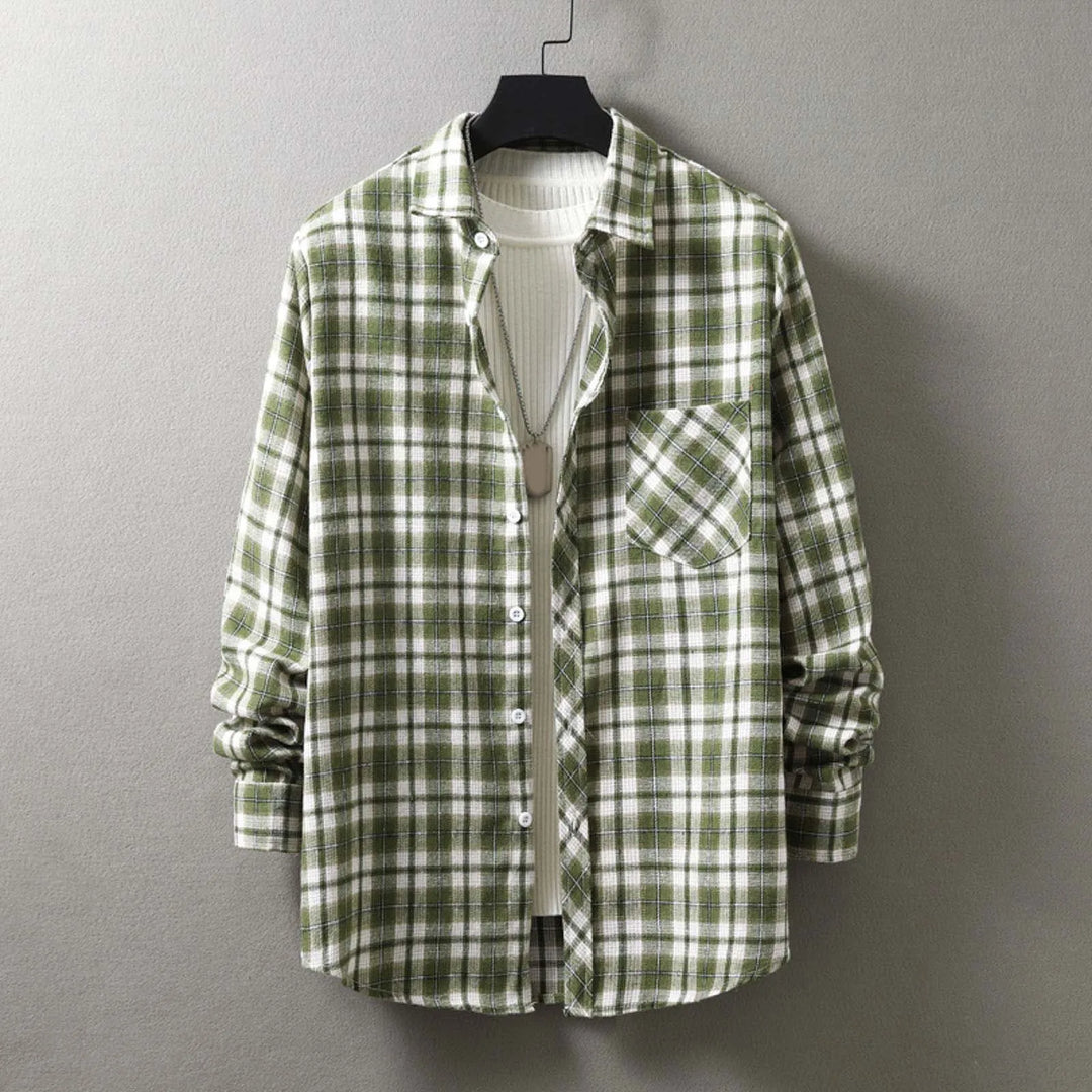Men's Flannel Shirt - Mirante Style-The Yellow Prime