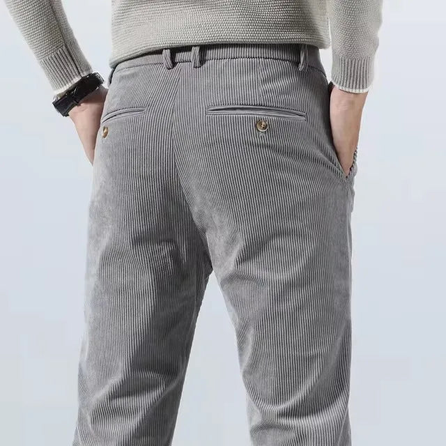 Men's Slim Fit Chino Pants – Tapered Dress Trousers