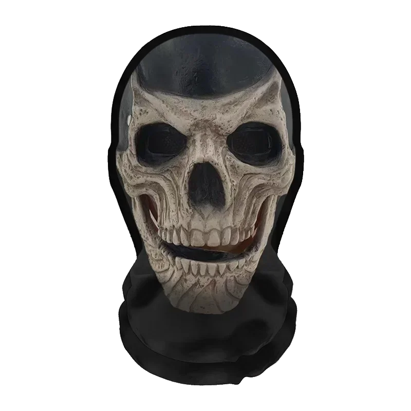 Halloweens morsomme cosplay-parykk- og maskesett for kreativ hodebekledning