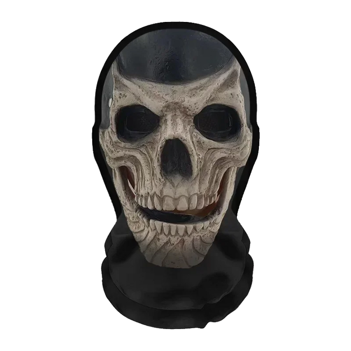 Halloweens morsomme cosplay-parykk- og maskesett for kreativ hodebekledning