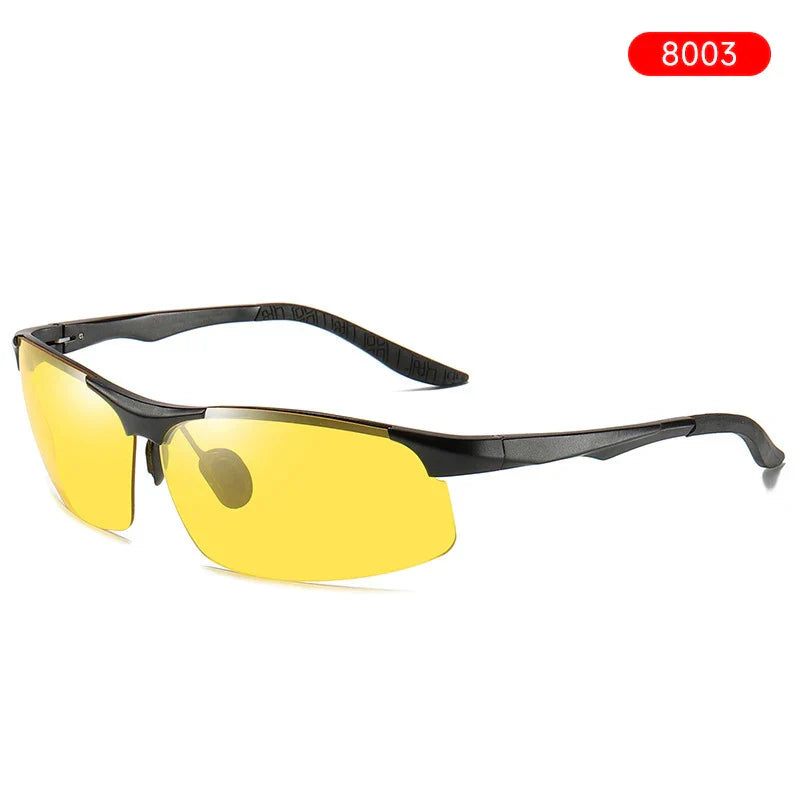 Polarized Night Vision Glasses with Aluminum Frame for Day and Night Driving-The Yellow Prime