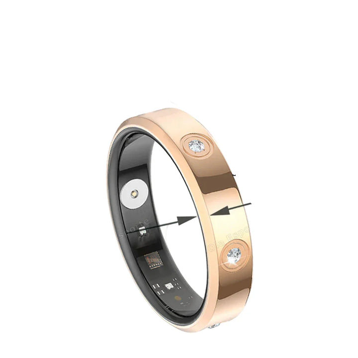 Health Tracker Smart Ring - IP68 Waterproof Sleep & Heart Rate Monitor-The Yellow Prime