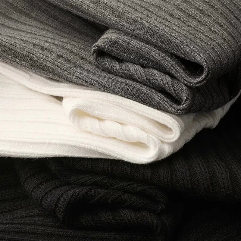 Mason | Men's Cotton Ribbed Quarter-Zip Sweater
