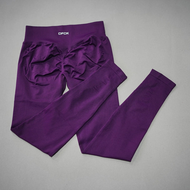 Nahtlose Yoga-Leggings mit hohem Bund und Bauchkontrolle für Damen