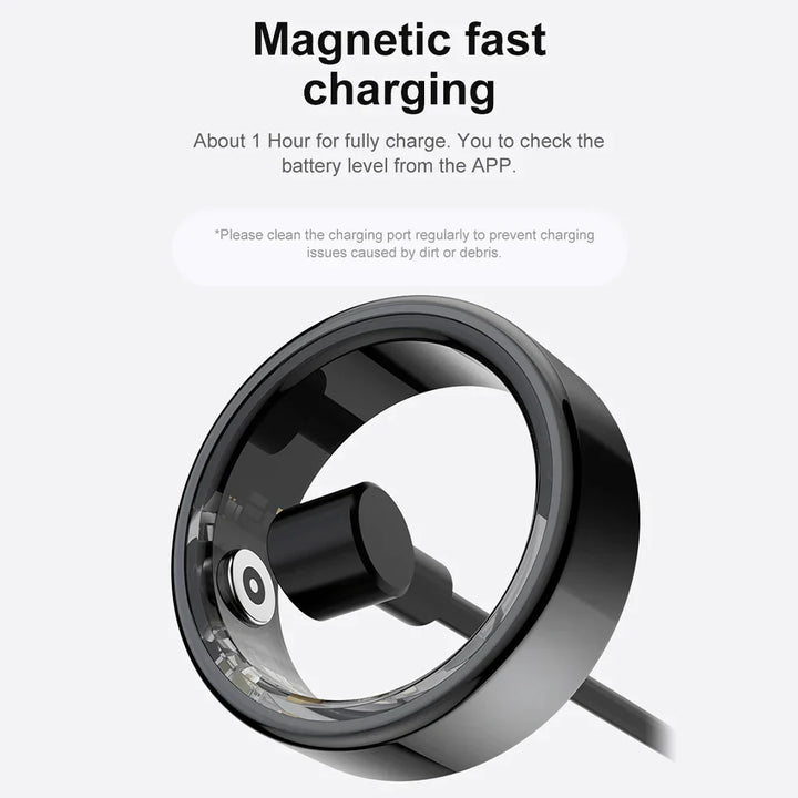 Health Tracker Smart Ring - Waterproof, Heart Rate, Sleep, SpO2, Multi-Sport-The Yellow Prime