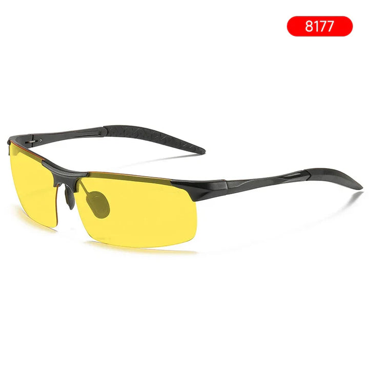 Polarized Night Vision Glasses with Aluminum Frame for Day and Night Driving-The Yellow Prime