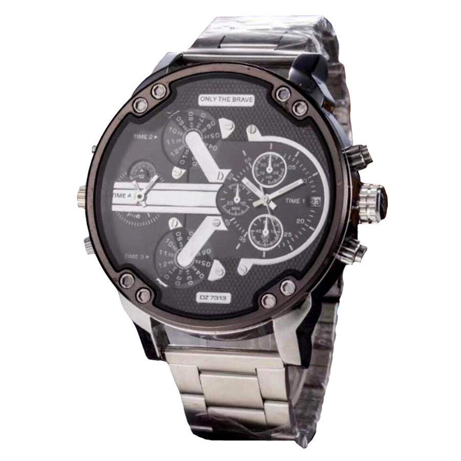 Men's sleek chronograph watch – sophisticated stainless steel design-The Yellow Prime