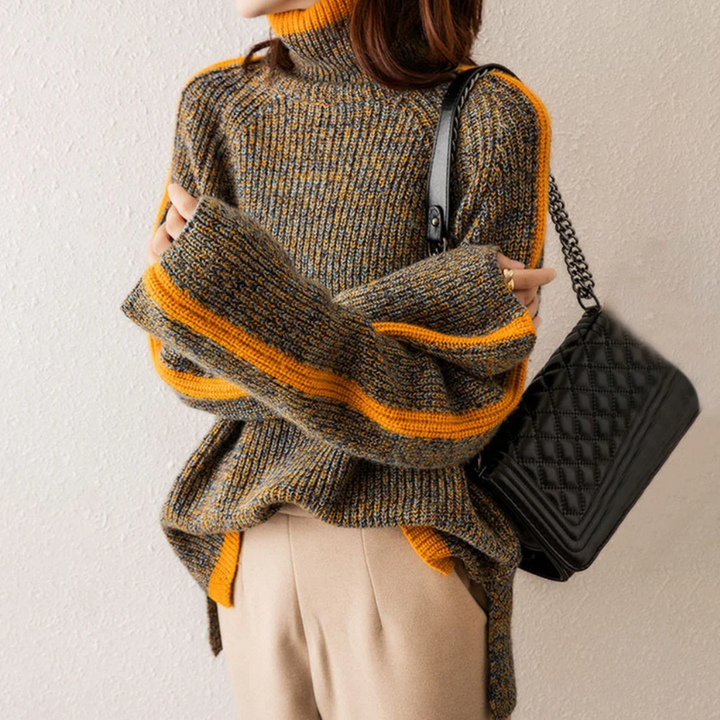 Women's Turtleneck Sweater - Cozy & Stylish Knit-The Yellow Prime