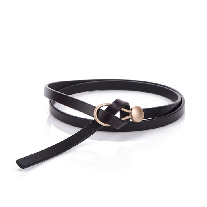 Mae | Women's Elegant Leather Belt-The Yellow Prime