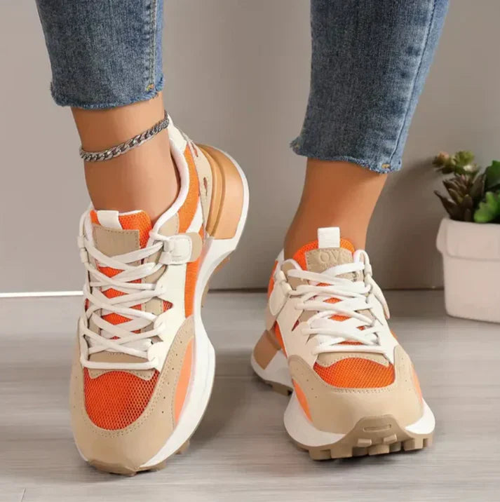 Calliope | Women's Trendy Colourblock Sneakers-The Yellow Prime