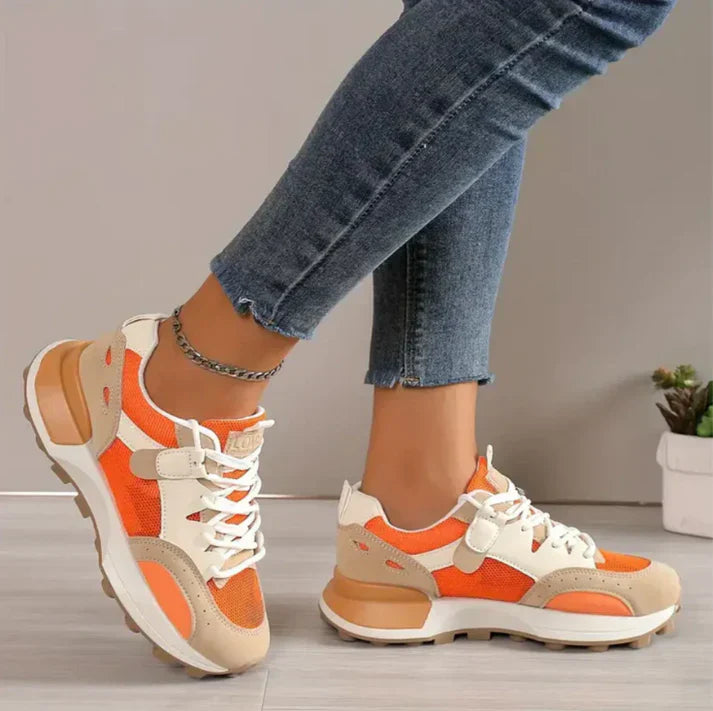 Calliope | Women's Trendy Colourblock Sneakers-The Yellow Prime