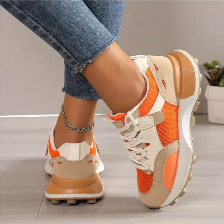 Calliope | Women's Trendy Colourblock Sneakers-The Yellow Prime