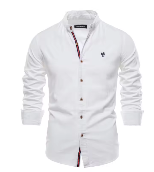 Men's Elegant Linen Dress Shirt-The Yellow Prime