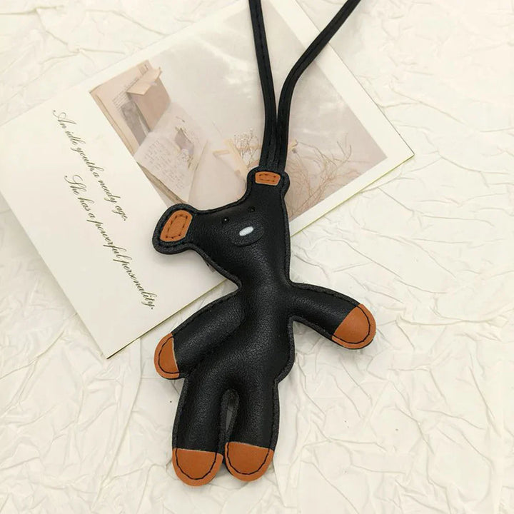 Women's Cute PU Leather Mini Bag Charm Keychain Gift Accessory-The Yellow Prime