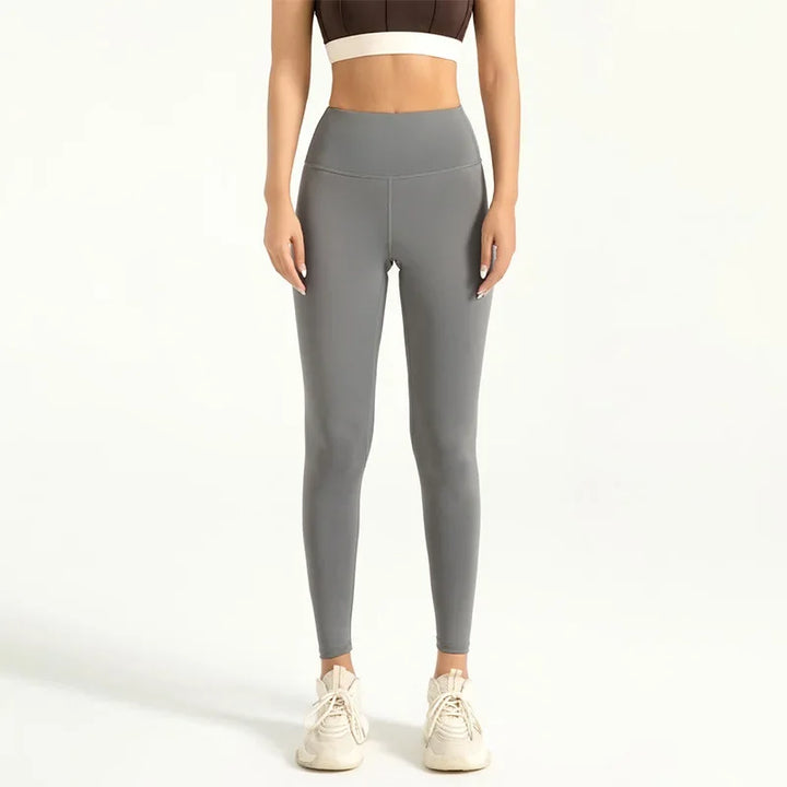 Leggings de ginásio Y2K de cintura subida para mulher, com efeito lifting no rabo