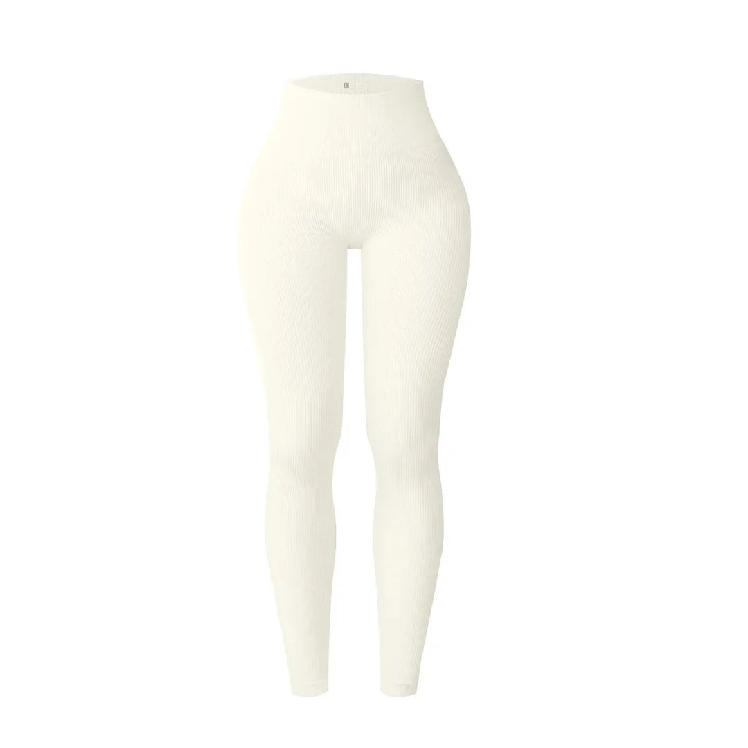Dameslegging met hoge taille en zonder naden voor yoga, fitness en hardlopen