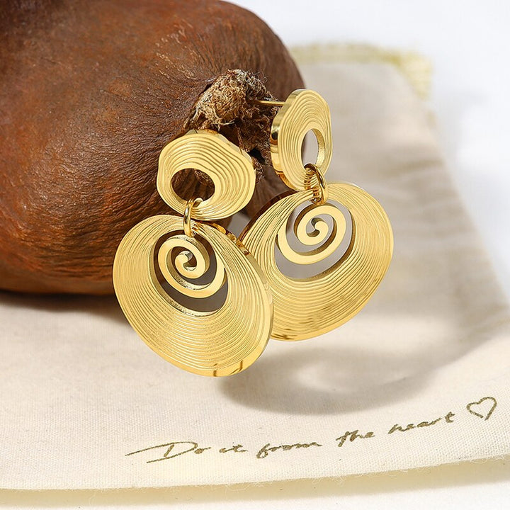 Bea | Women's Elegant Gold Stainless Steel Earrings for Modern Style-The Yellow Prime