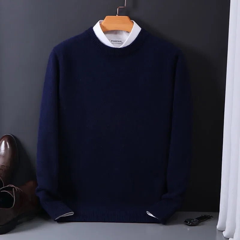 Cashmere Blend Sweater | Men's Soft Knit Pullover for Comfort