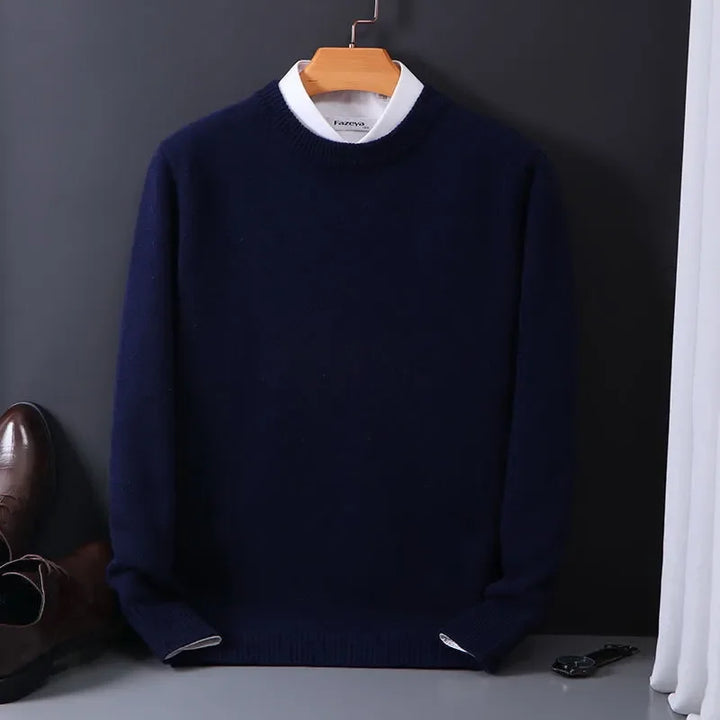 Cashmere Blend Sweater | Men's Soft Knit Pullover for Comfort
