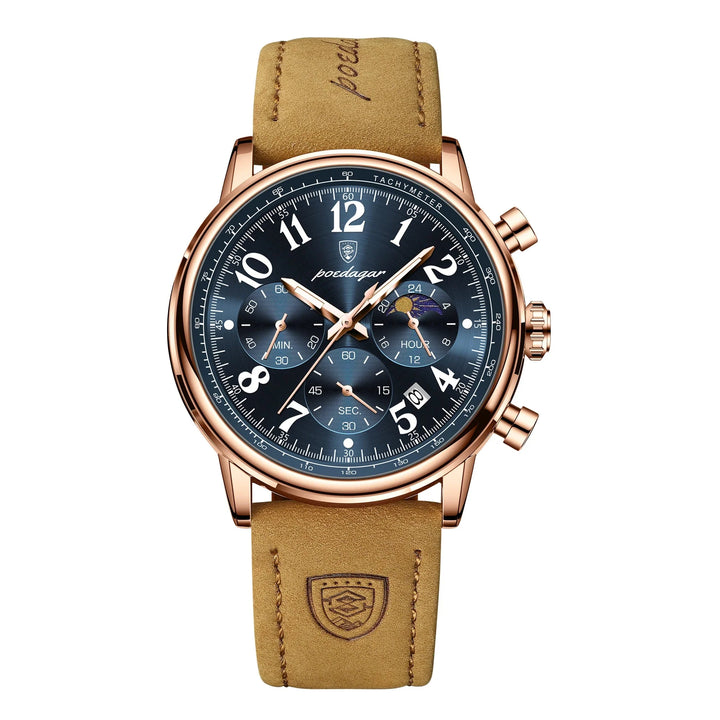 Men's Military Chronograph Watch with Waterproof Nylon Strap-The Yellow Prime