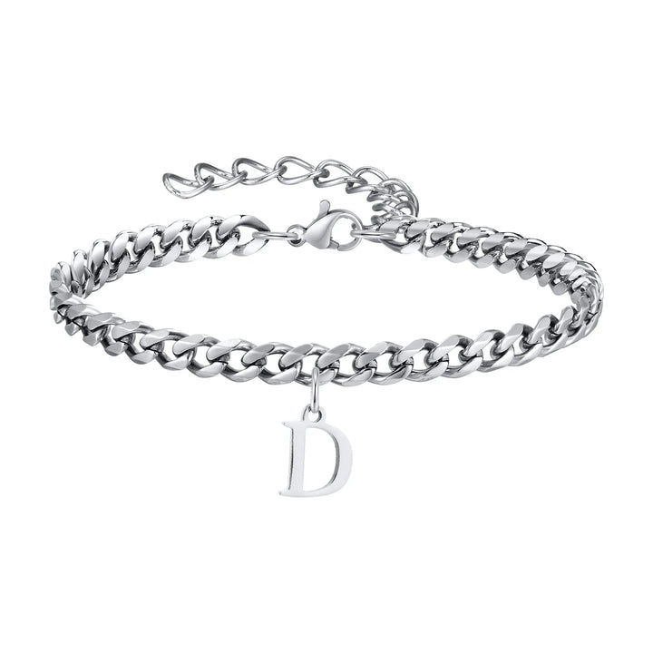 Women's Adjustable Stainless Steel Cuban Link Bracelet-The Yellow Prime