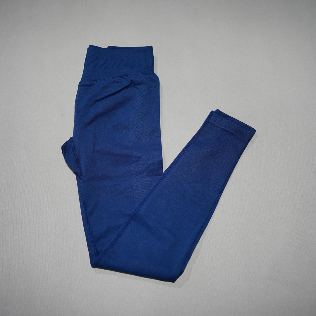 Nahtlose Yoga-Leggings mit hohem Bund und Bauchkontrolle für Damen
