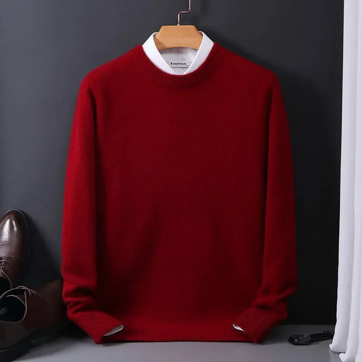 Cashmere Blend Sweater | Men's Soft Knit Pullover for Comfort